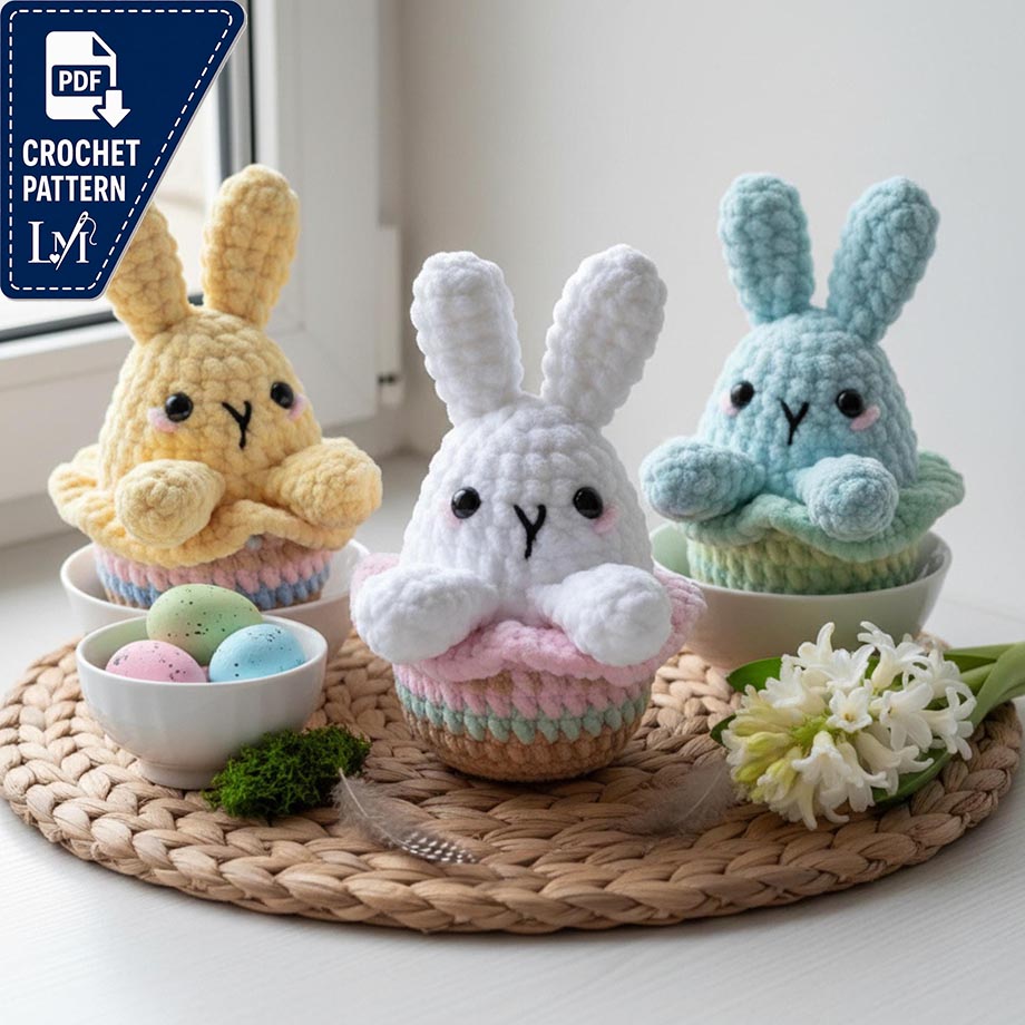 Easter Bunny Crochet Patterns for Spring Gifts, Decor & Amigurumi Projects 1